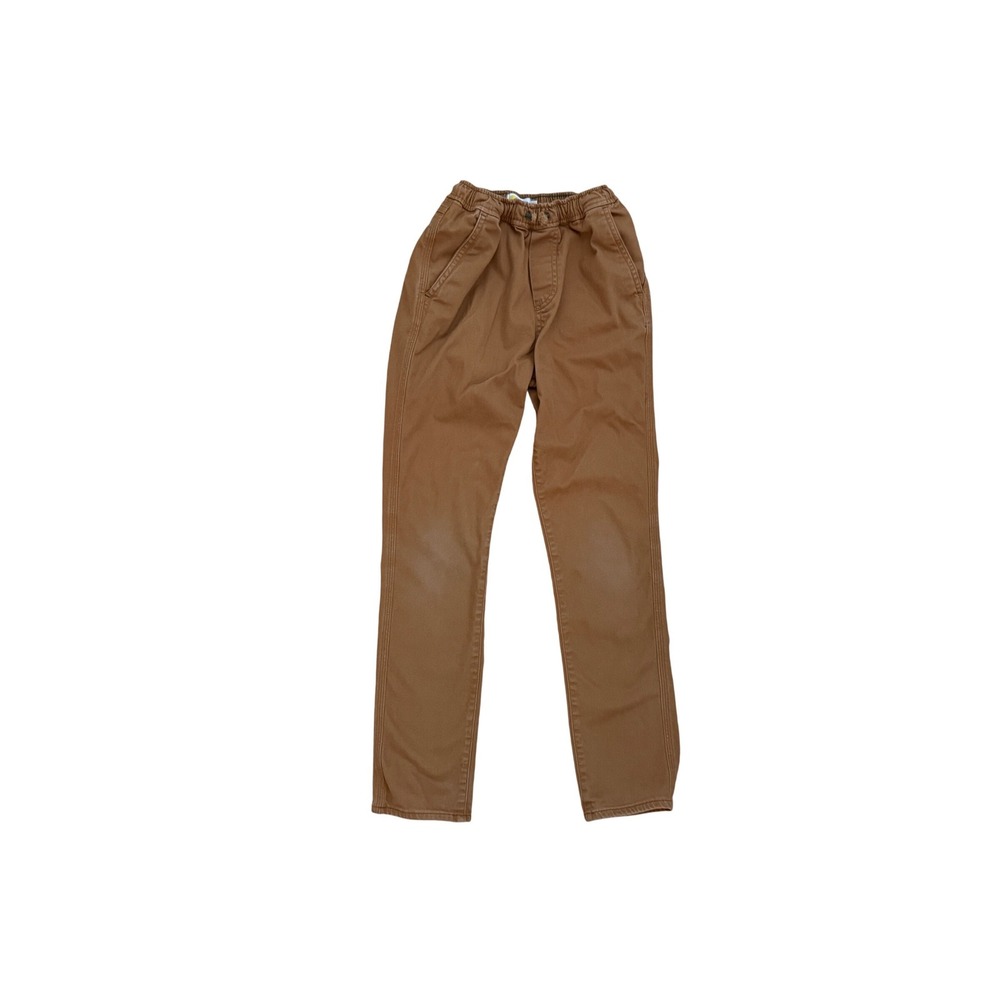 Boden Boys Tan Stretch Cotton Elastic Waist Chino Pants Size 11Y sustainable